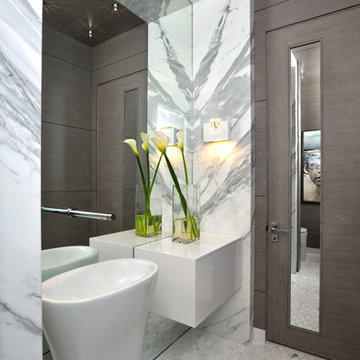 Contemporary Powder Room