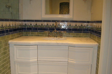 Bathroom - mediterranean bathroom idea in Wilmington