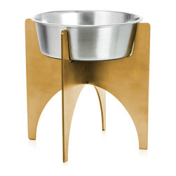 M3LD Brass Heavy Dish (Small) - Pet Bowls And Feeding