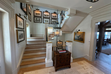 Example of an arts and crafts staircase design in DC Metro