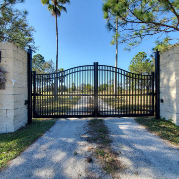 Double-Picket Security Gate & Fencing