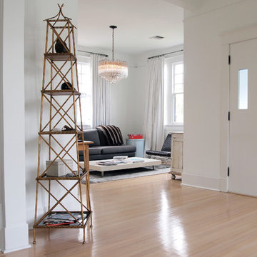 My Houzz: Gold Flourishes Accent a White Bungalow in New Orleans