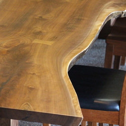 Book-Matched Live Edge Walnut Table - Products