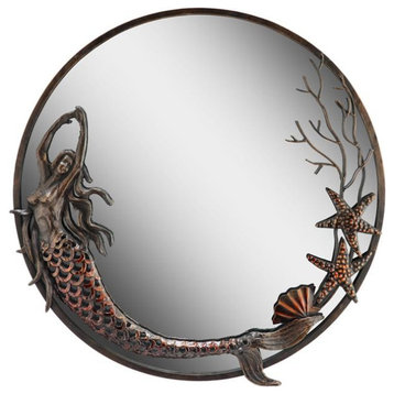 SPI Mermaid Round Mirror
