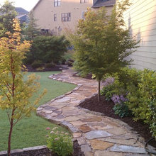 flagstone walkway