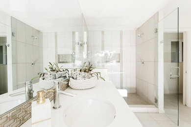 Large 1950s bathroom photo in Other
