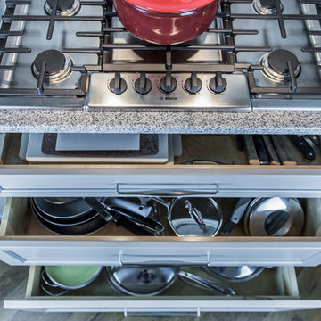 Gray and Graphite Custom Kitchen