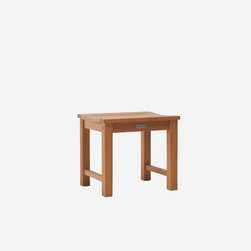 Wintons Teak abacus stool - Outdoor Dining Chairs