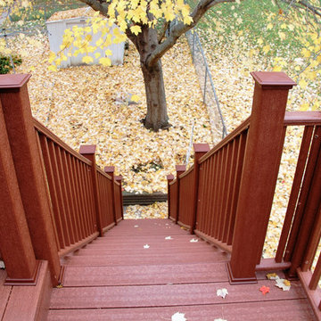 Multiple Deck Construction with Stairs & Rails