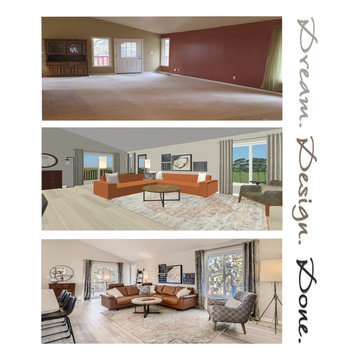 Denver Area Contemporary Living Room