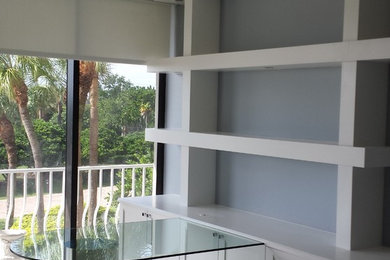 Trendy home office photo in Miami