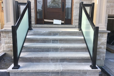 Porch Glass Railings in North York