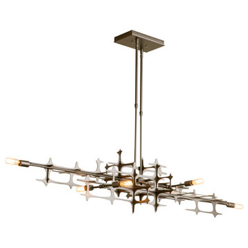 Hubbardton Forge 136385-1029 Grid Pendant in Sterling