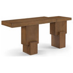 Meridian Furniture - Anzio Solid Wood Console Table, Brown - Indulge in the allure of the Brown Anzio Console Table by Meridian Furniture. Its captivating design and luxurious Brown elevate any space with effortless elegance. Crafted with precision and durability in mind, this stunning piece becomes the focal point of gatherings, fostering moments of connection and warmth. Embrace sophistication and style with the Anzio Console Table, a testament to exquisite taste and timeless beauty.