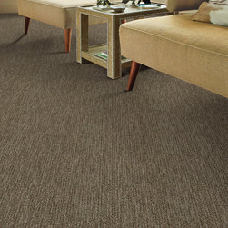 Brown Patterned Carpet - Flooring