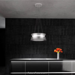 24&Prime; Arena Inox Island Range Hood - Range Hoods And Vents