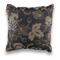 Bed Bath And Beyond Decorative Pillows Houzz Manual Gold Leaf Silver Metallic Damask Print Decorative Throw Pillow 17 Pillows