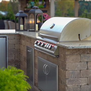 Wadsworth Structure, Fireplace, Outdoor Kitchen and Patio Project