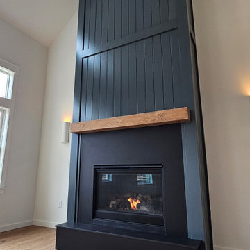 Cast Stone Fireplace Installation