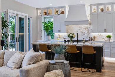 Inspiration for a coastal kitchen remodel in San Diego