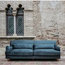 Pomer Traditional Sofa, Petrol Blue