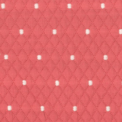 ROTH & TOMPKINS TEXTILES - Cobblestone Fabric, Coral, 54''x36'' - Upholstery Fabric