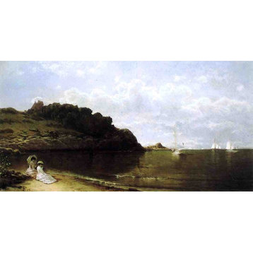 Alfred Thompson Bricher Looking out to Sea, 15"x30" Wall Decal