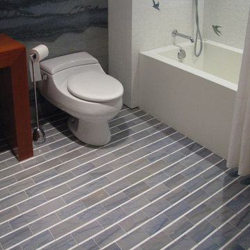Grace's Bathroom - Custom Bath Floor