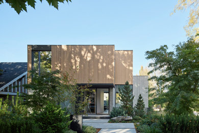 Inspiration for a modern exterior home remodel in Vancouver