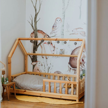Chambre d'enfant d'une échoppe Rochefortaise
