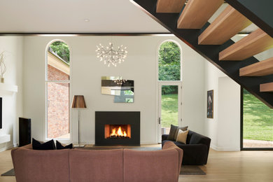 Inspiration for a living room remodel in Nashville