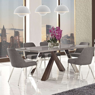 Vanda 7 PC Dining Set | Cappuccino