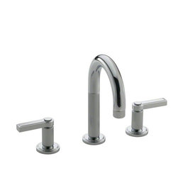 Kallista Chrome Vir Stil by Laura Kirar Basin Set, Lever Handles - Bathroom Faucets And Showerheads