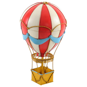 Vintage Hot Air Balloon Handcrafted metal Decor