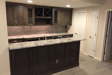 Inspiration for a large contemporary kitchen remodel in DC Metro