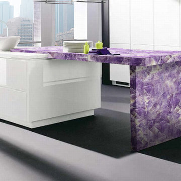 Amethyst Desk-Aura Semi Precious Stone