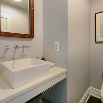 Contemporary townhouse centrally situated on one of Hoboken’s finest blocks.
