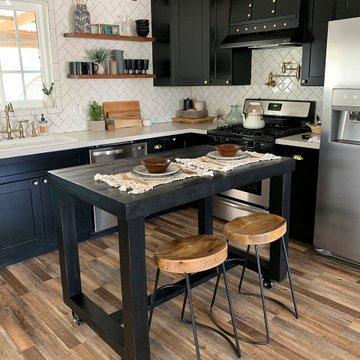 Reclaimed Wood Kitchen Island