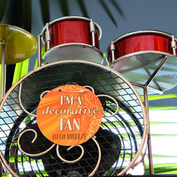 Drum Kit Decorative Fan by Deco Breeze - Ceiling Fans