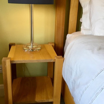 Bed and Bedside Table