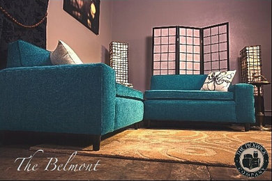 The Belmont is our First Custom Built Mid-Century Style Sectional.
