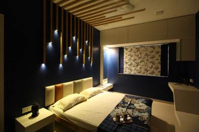 Modern style interior design for bedroom & leaving room