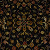 Kashan Revival Floral Design 100% Wool, Hand-Knotted Oriental Rug