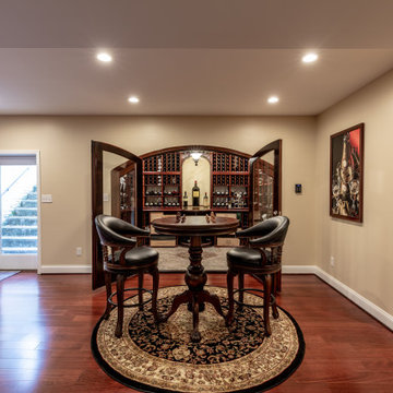 Amazing Basement Remodel, with Irresistible Wine Cellar in Ashburn VA