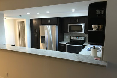 Home design - mid-sized modern home design idea in Miami