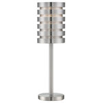 Lite Source - Lite Source LS-22923ALU Tendrill Ii - One Light Table Lamp - Tendrill II collection from Lite Source features aTendrill Ii One Ligh AluminumUL: Suitable for damp locations Energy Star Qualified: n/a ADA Certified: n/a  *Number of Lights: 1-*Wattage:13w Fluorescent bulb(s) *Bulb Included:No *Bulb Type:Fluorescent *Finish Type:Aluminum