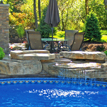 RicoRock Swimming Pool Waterfall