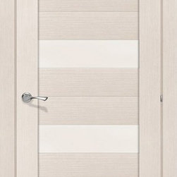 Milano Bleached Oak Modern Interior Door With Frosted Glass - Interior Doors