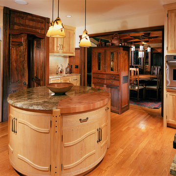 Macintosh Style Art Nouveau Custom Kitchen