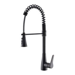 Antique Black Bronze Brass Kitchen Pull Out Mixer Sink Faucet FA447B - Kitchen Faucets